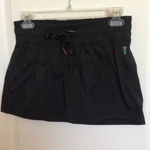 RESERVED Black lululemon running skirt