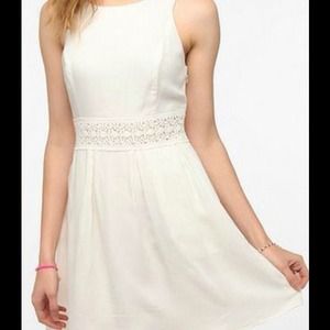URBAN OUTFITTERS lace waist dress