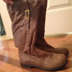 RESERVED FOR TRADE Mid Calf Brown Riding Boot