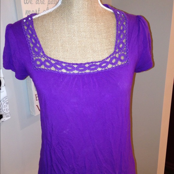 Banana Republic Purple T-shirt