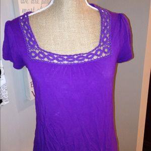 Banana Republic Purple T-shirt