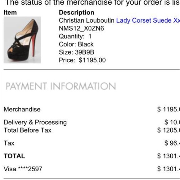 Christian Louboutin **RESERVED**!!!!! - Picture 3 of 4