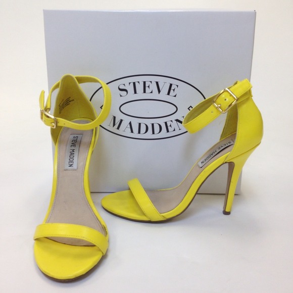 Sold: Yellow Realove Ankle Strap Sandals - Picture 2 of 4