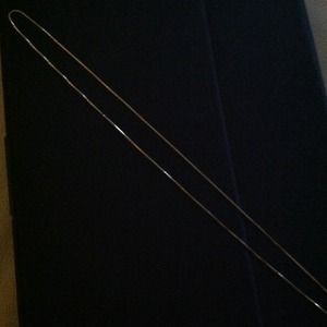 14K yellow gold box link chain with lobster clasp.