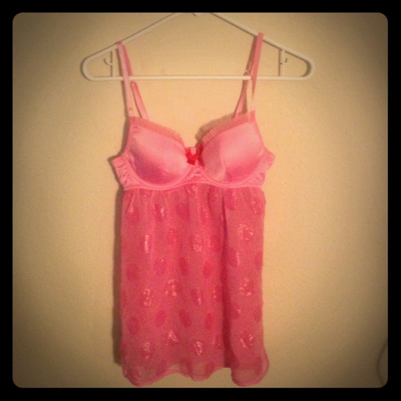 Lingerie , pink nighty