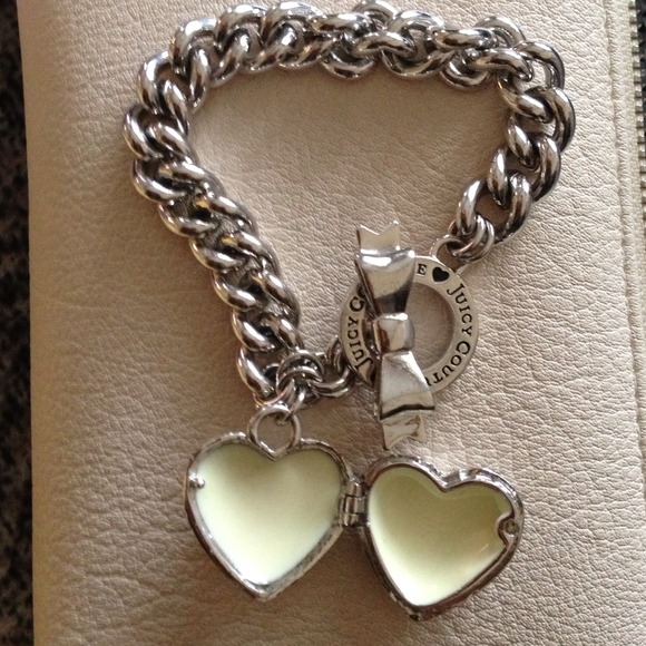Authentic juicy couture locket charm bracelet