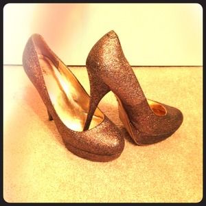 Bakers Multi-Colored Glitter Pumps