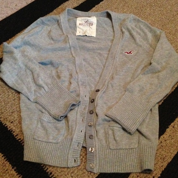 Grey Hollister Sweater!