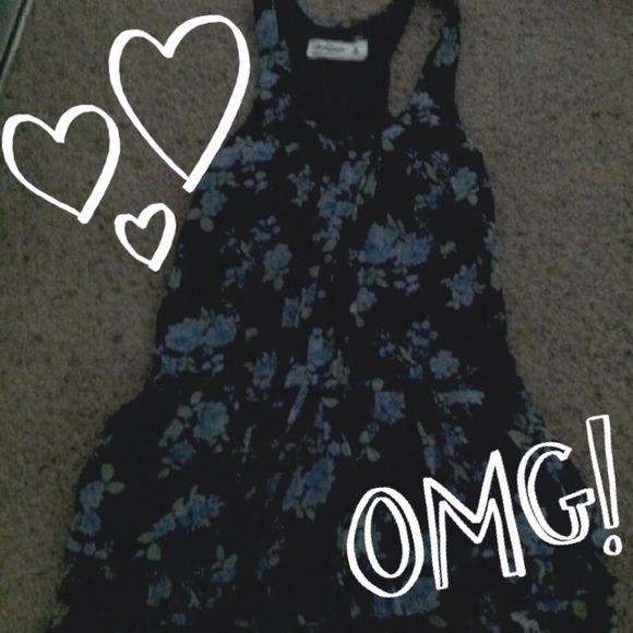 Abercrombie kids medium floral ruffle dress - Picture 1 of 4