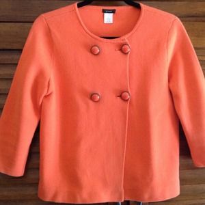 Jcrew heavy gauge knit sweater/jacket