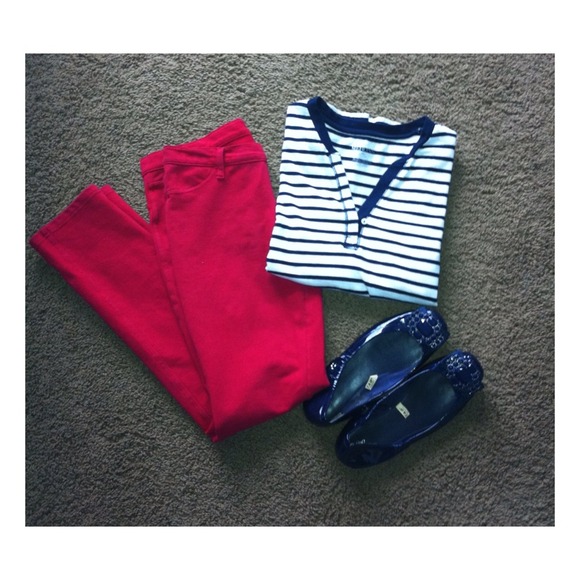 Navy Blue and white stripped Shirt!!!😊