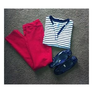 Navy Blue and white stripped Shirt!!!😊