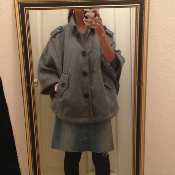 SOLD! Batwing cape coat