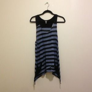 SOLD - Urban Outfitters Blue Striped Tunic
