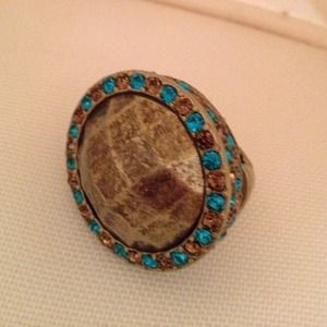 SOLD. Antique gold tone ring