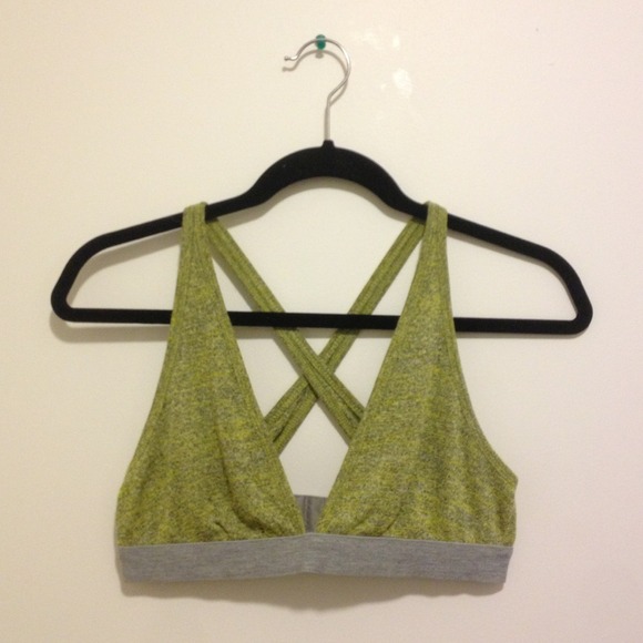 SOLD - T by Alexander Wang Marled Sports Bra - Picture 1 of 4