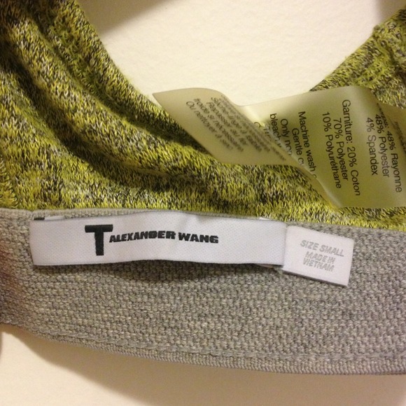 SOLD - T by Alexander Wang Marled Sports Bra - Picture 3 of 4