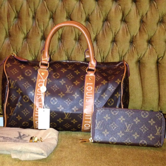Cowhide Leather LV Set