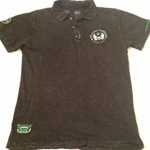 Mans affliction stonewashed t-shirt