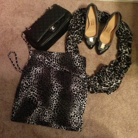 Cheetah print Mini skirt🌸