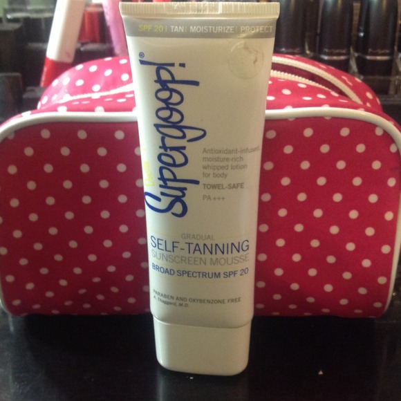Final reduce Supergoop self tan sunscreen mousse