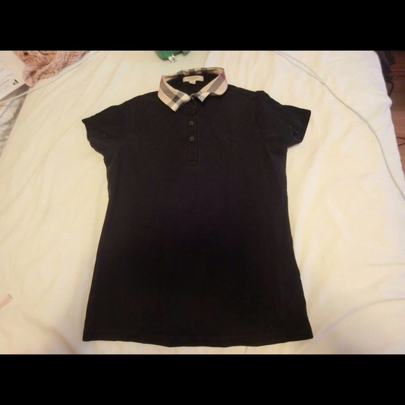💥SOLD💥Burberry black polo shirt