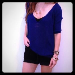 Royal Blue Zara Knit Top