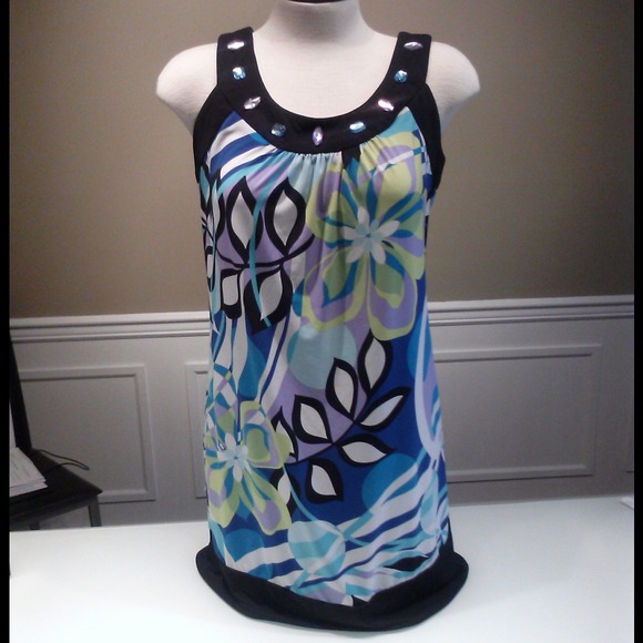 Mod jeweled dress