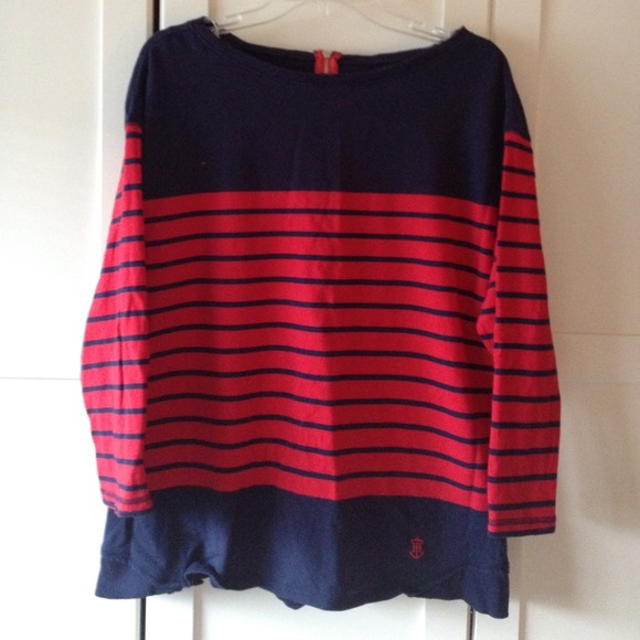 Color block navy blue and red - Picture 2 of 3