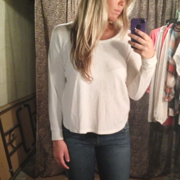 White  thermal comfy shirt