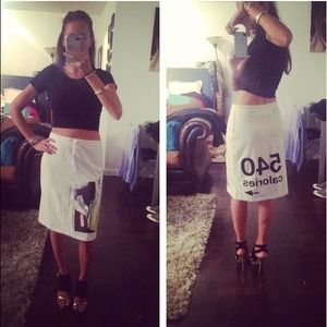 Moschino Life drawstring skirt