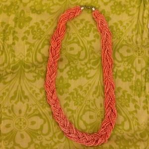 Thick beaded necklace!