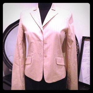 Blazer with Khaki stripes (matching pant avail)