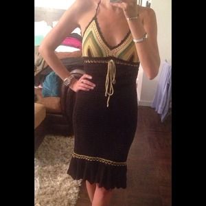 Free People crochet dress