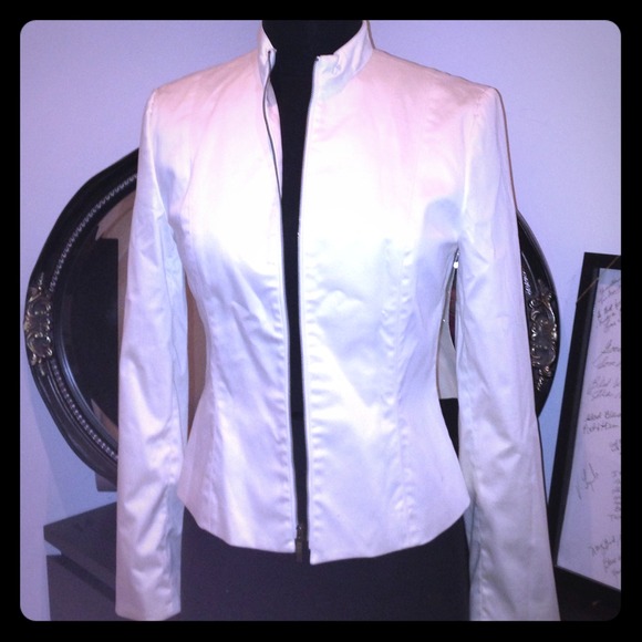 Sateen Limited Blazer in stark white