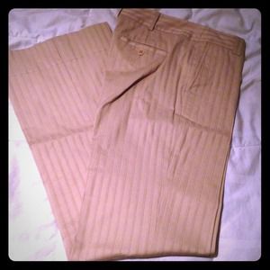 BCBG Khaki striped pant (matching blazer avail)