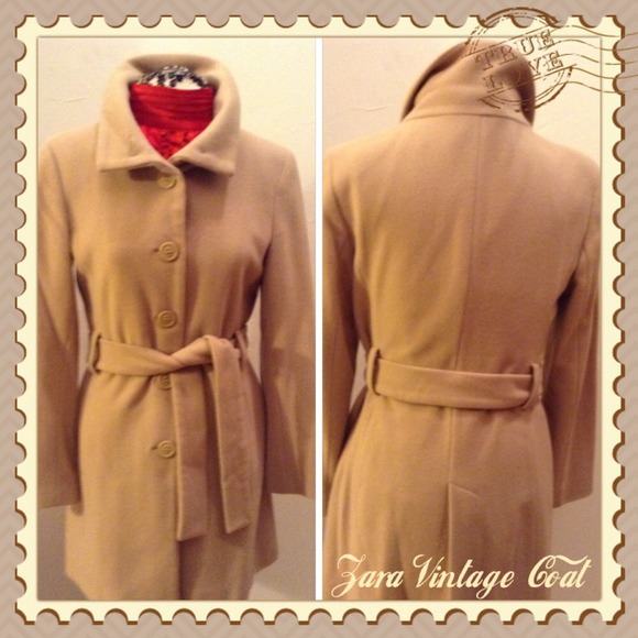 Zara Outerwear - ⛔️SOLD⛔️Zara Basic Collection Vintage Coat