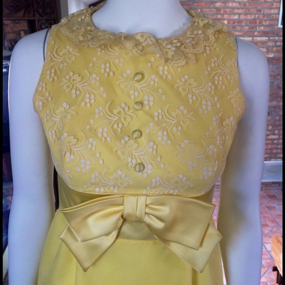 πSweet Vintage Maxi Dress / Gownπ - Picture 2 of 3