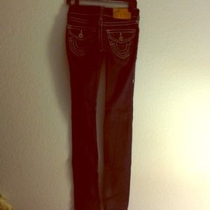 True Religion straight cut jeans size 24
