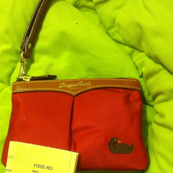 Dooney & Bourke Clutches & Wallets - Dooney and Bourke Red Nylon Wristlet