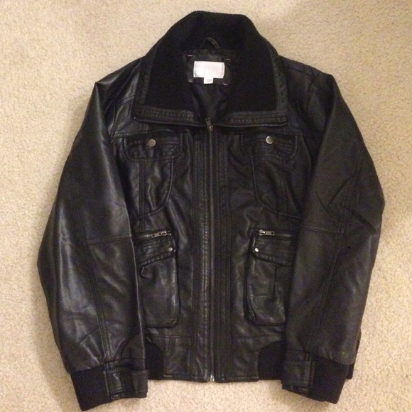 Moto bomber jacket