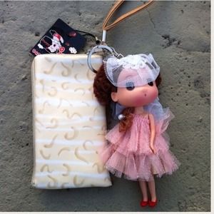 iPhone case with doll fits iPhone 3 or 4