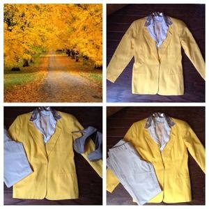 🚫SOLD🚫 NWT Yellow Blazer