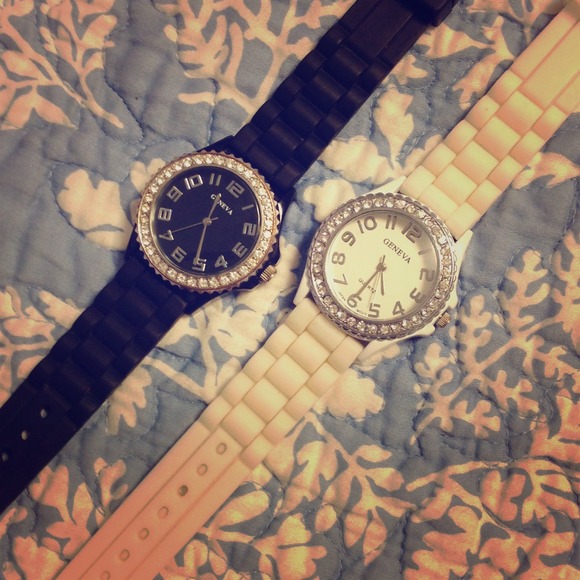 Accessories - 2 for 1 Watches! Perfect set, one black one white!