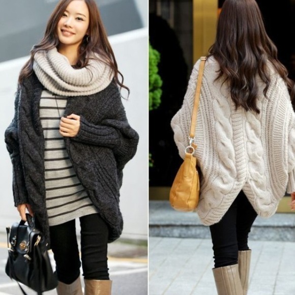 Chunky oversized sweater!