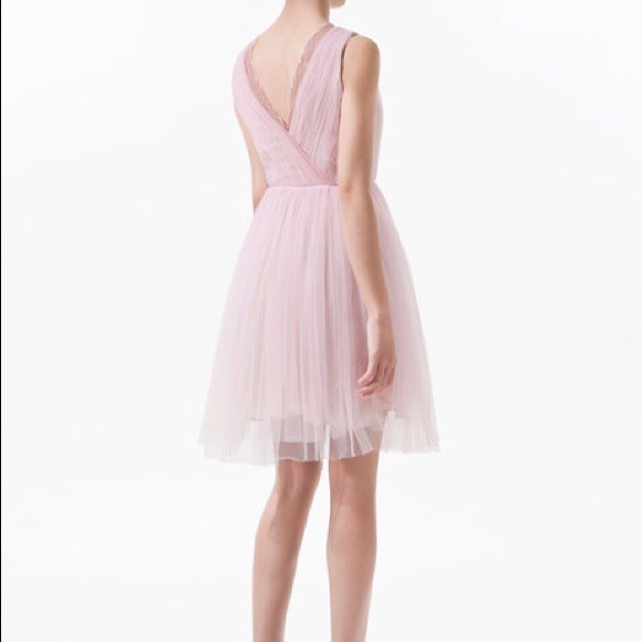 Zara Dresses Blush Pink Tulle Dress Poshmark