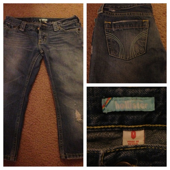 Denim Hollister Capris