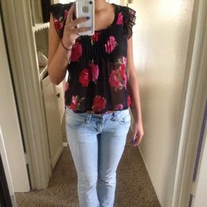 Abercrombie & Fitch floral shirt