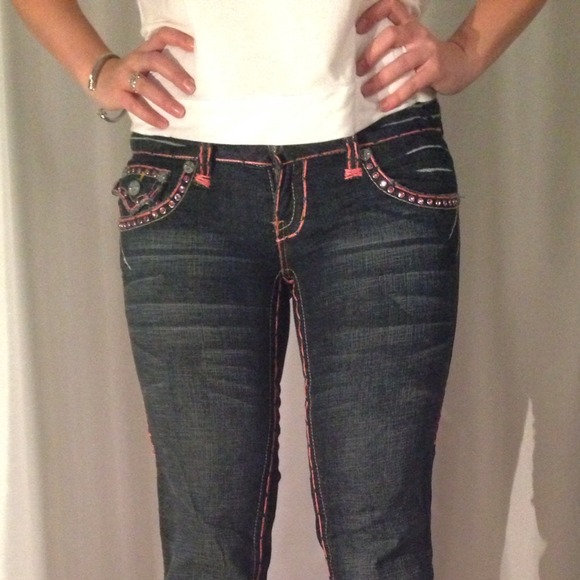 Laguna beach jean co. Denim w/ Swarovski crystals