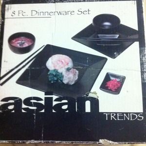 Asian dinnerware set
